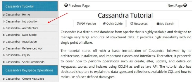  1 - Tutorials Point Cassandra Training
