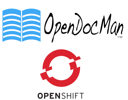 opendocman and openshift logo