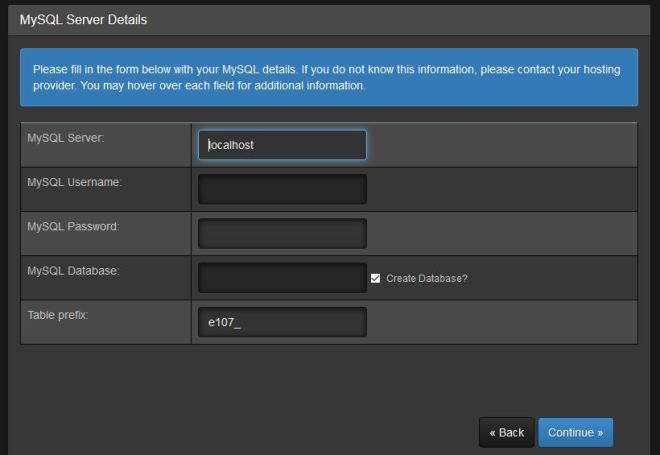 3 - e107 on OpenShift