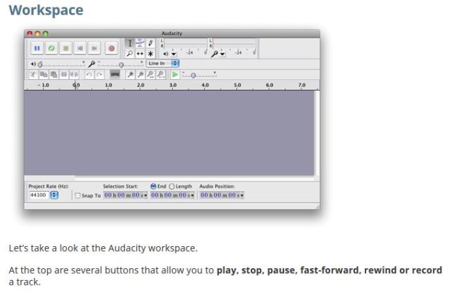 7 - UC Berkeley Website Audacity free Training