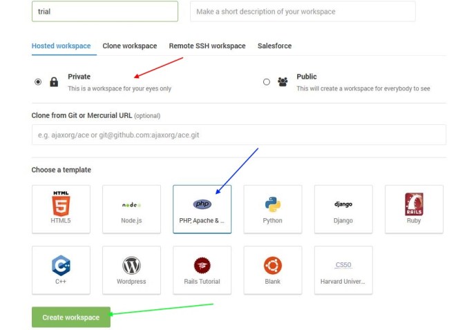 1 - Joomla on Cloud 9