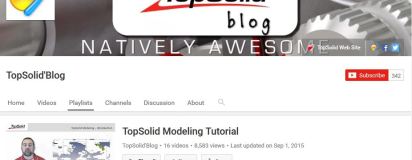 2 - TopSolid Blog YouTube Channel TopSolid Free Training