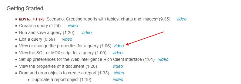 2 - SAP WebI Free Training on SAP Blog