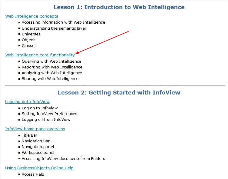 3 - SAP WebI Free Training on University of Edinburgh