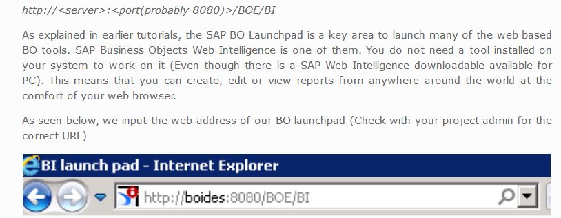 4 – SAP WebI Free Training on Teach me Hana
