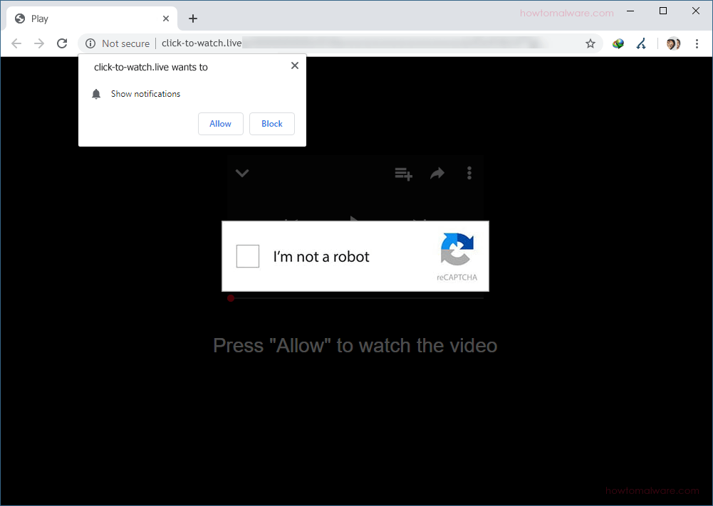 remove click-to-watch