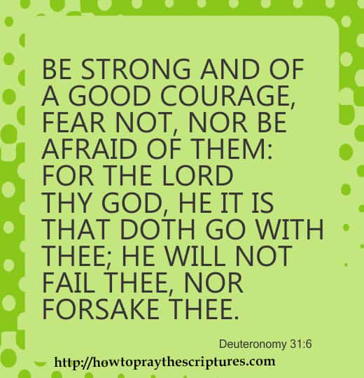 fear not for the lord thy god is with you
