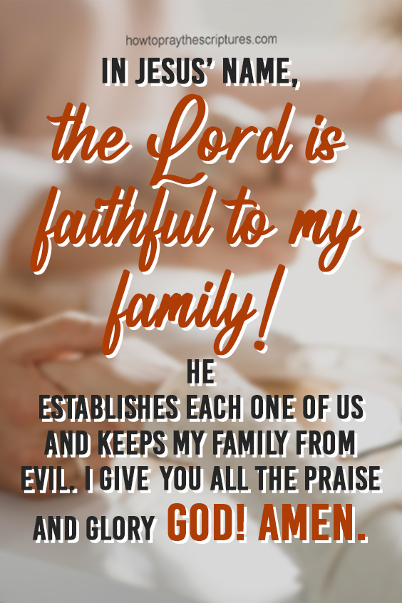 A family protection prayer