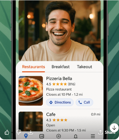 How to find food near your area