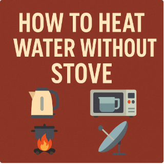 How to Heat Water Without a Stove