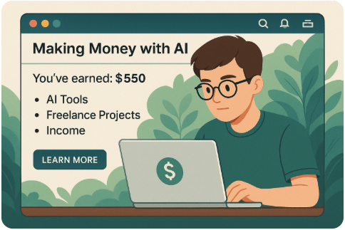 how to make money with AI?