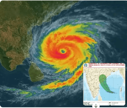 Cyclone Montha: When the Bay of Bengal Roared (East India 2025)