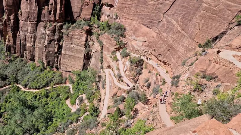 Primera subida The Angels Landing, Rutas en Zion National Park