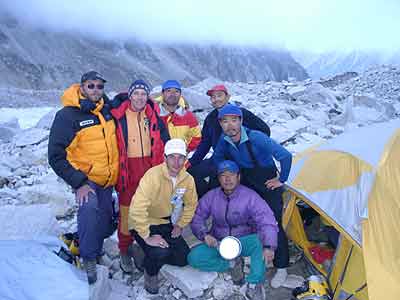 Совместное фото с японской экспедицией