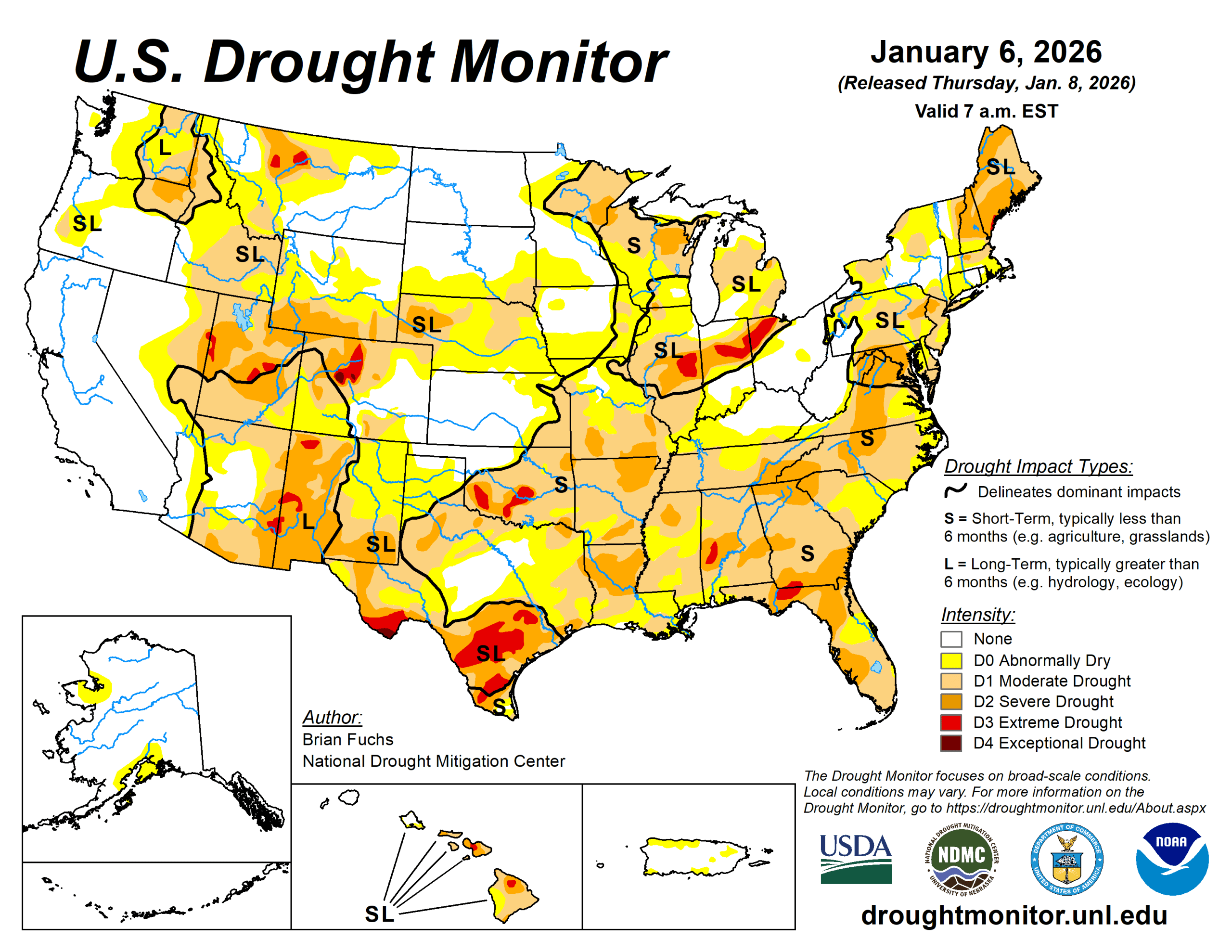 Mother Nature Being Stingy With Moisture High Plains Journal 20260106 Usdm Scaled 