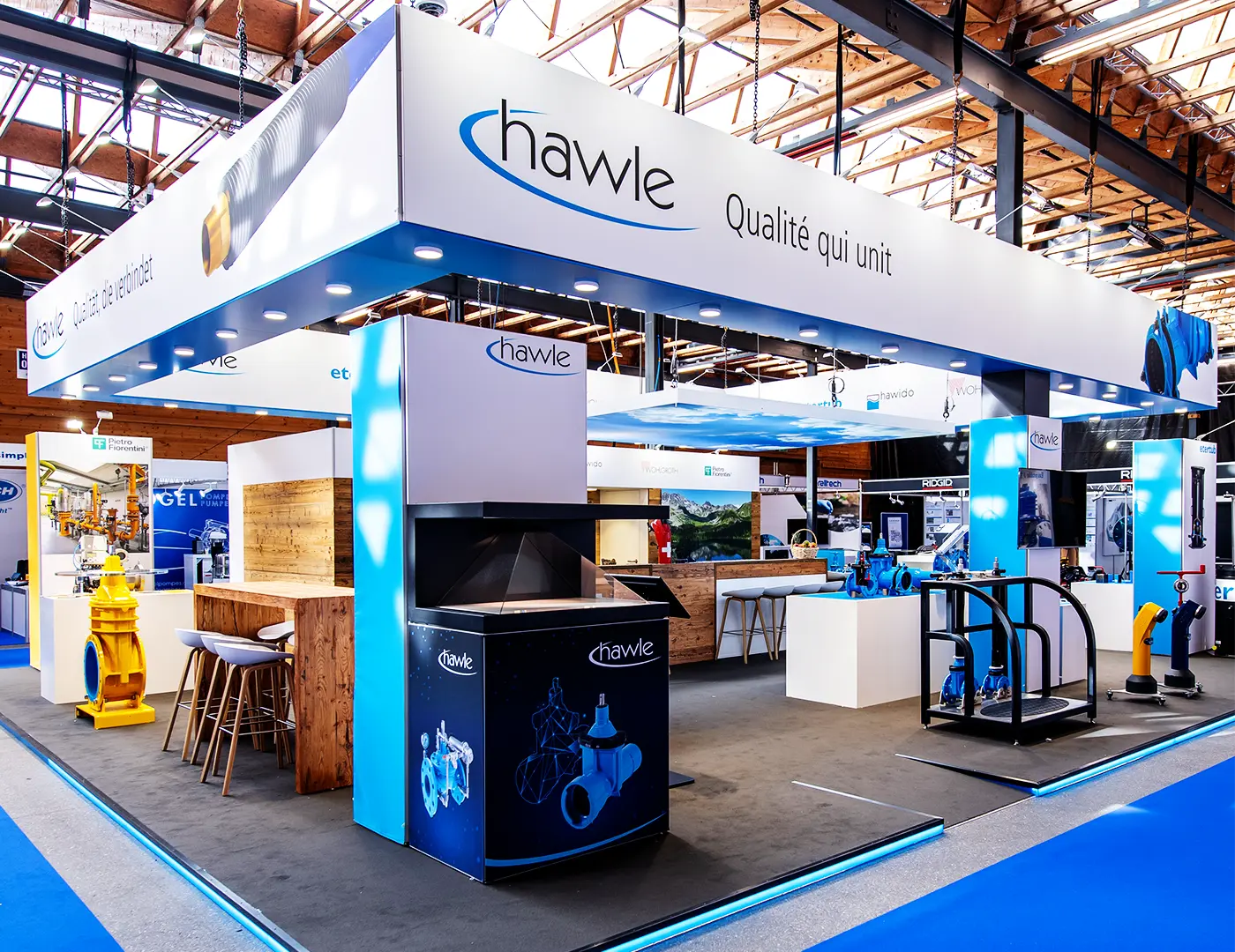 Hawle, WBK Brunnenmeister, Messebau und Live Kommunikation - hplus gmbh
