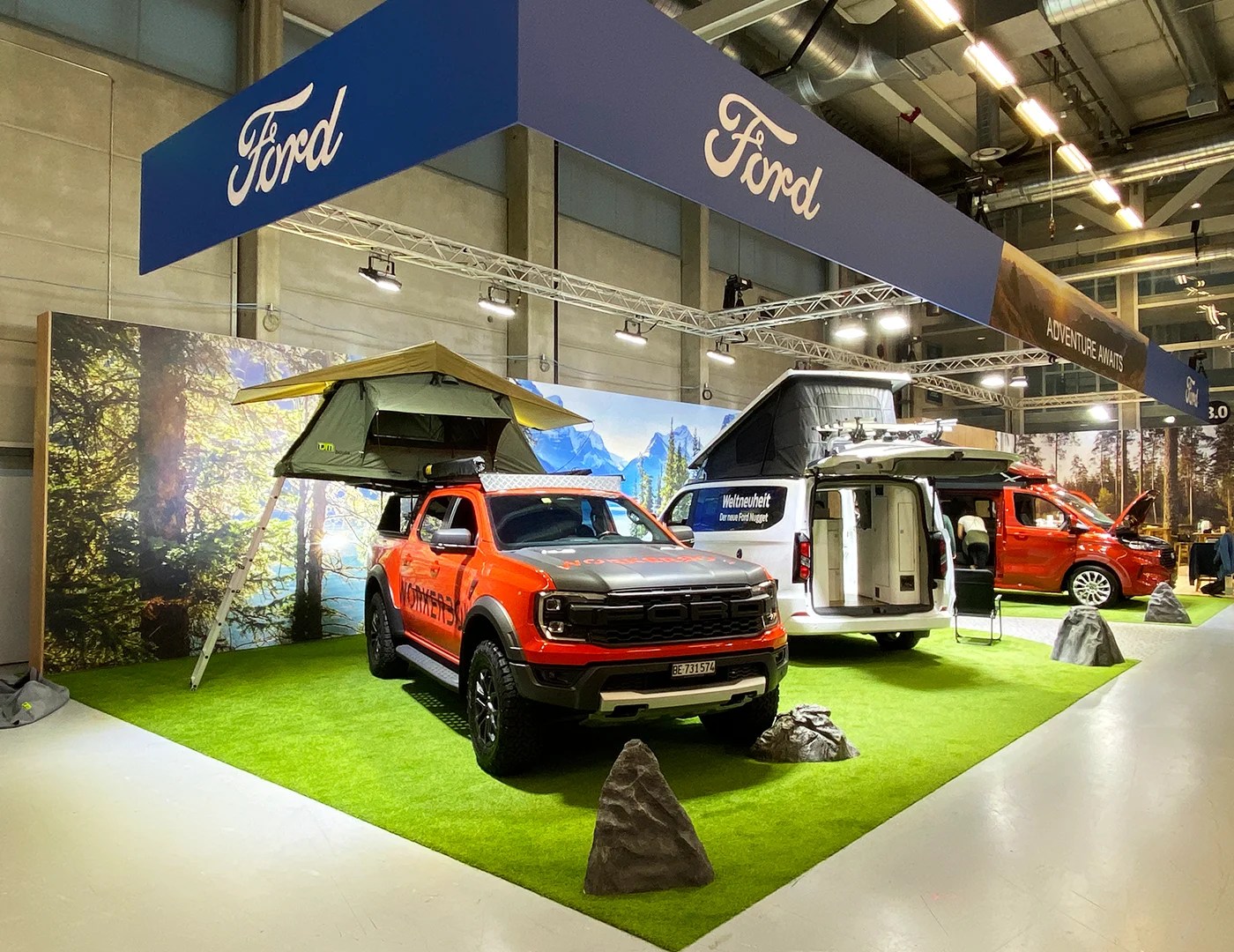 Ford, Caravan, hplus gmbh Messebau gmbh