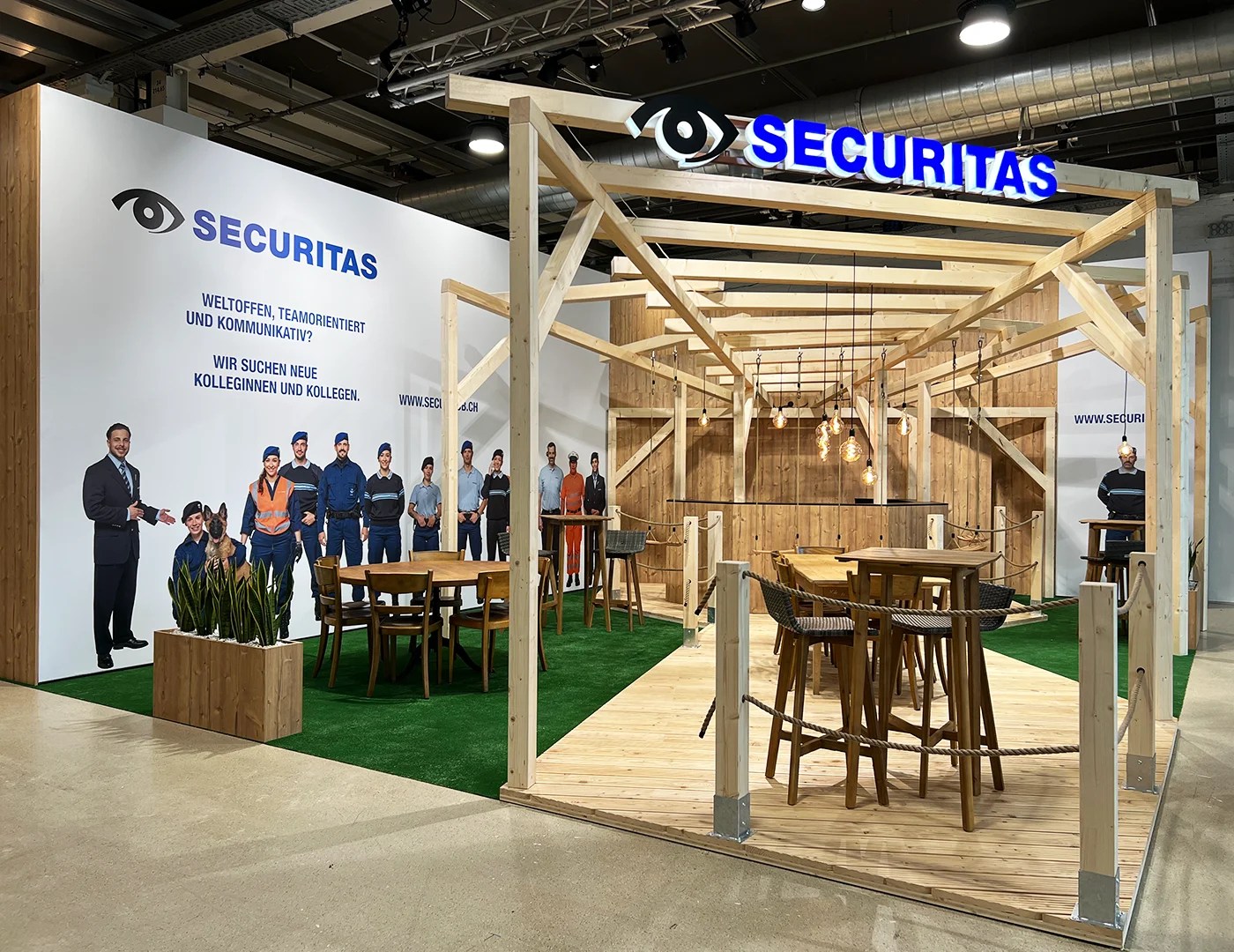 Securitas, OFFA / Spring, hplus gmbh Messebau