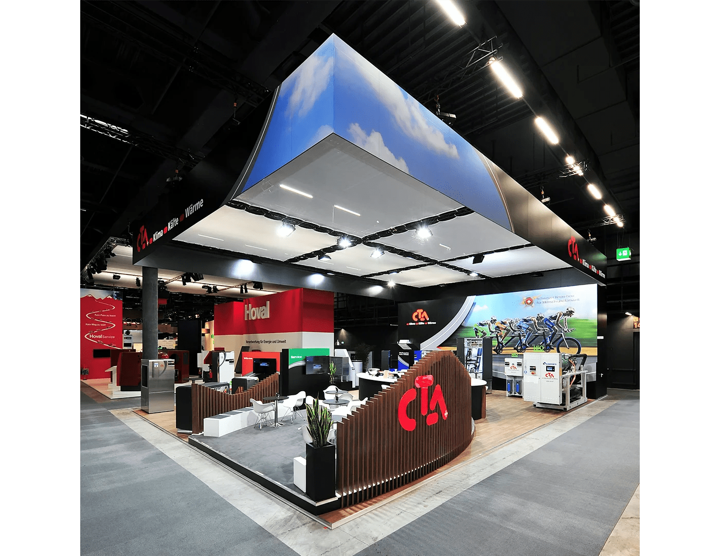 CTA, Swissbau, hplus gmbh Messebau