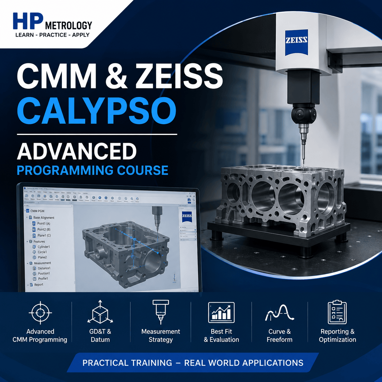 CMM & ZEISS CALYPSO Advanced Programming Course