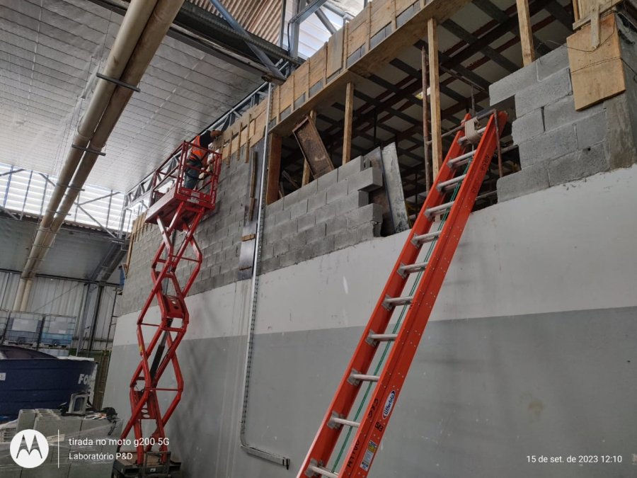 Construção de Laboratorio P&D