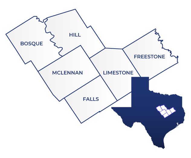 Heart of Texas Home Slider map