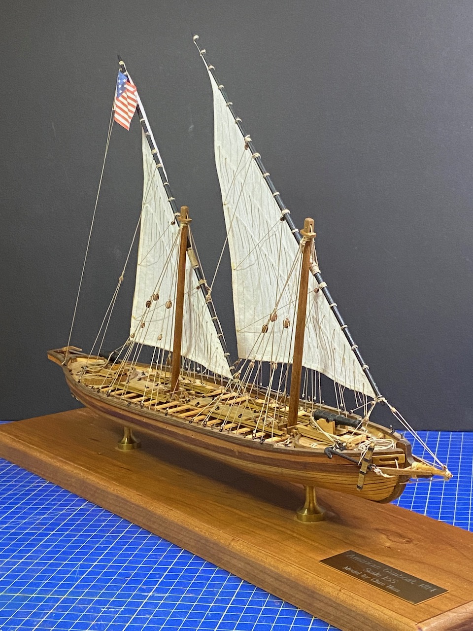 American War of 1812 Gunboat by Clare Hess