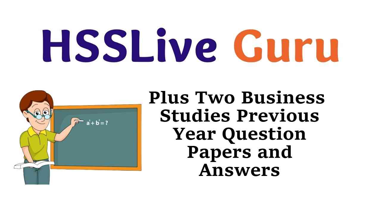 Plus Two Business Studies Previous Year Question Papers and Answers Kerala