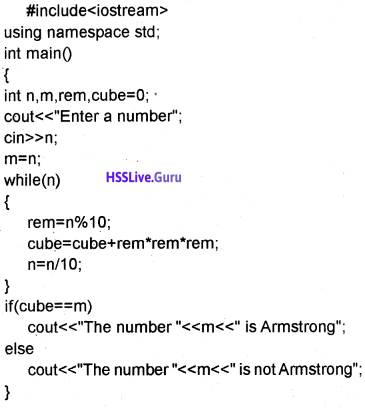Plus One Computer Science Chapter Wise Questions and Answers Chapter 7 Control Statements 34