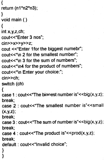 Plus One Computer Science Chapter Wise Questions and Answers Chapter 7 Control Statements 37