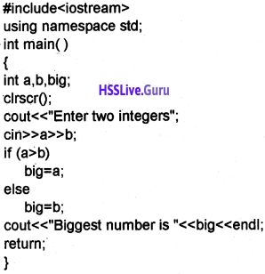 Plus One Computer Science Chapter Wise Questions and Answers Chapter 7 Control Statements 7