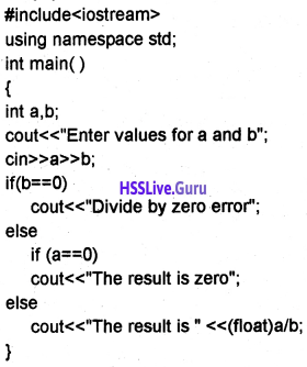 Plus One Computer Science Chapter Wise Questions and Answers Chapter 7 Control Statements 9