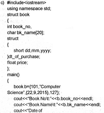 Plus Two Computer Science Chapter Wise Previous Questions Chapter 1 Structures and Pointers 20