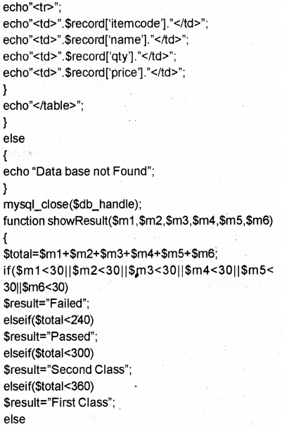Plus Two Computer Science Chapter Wise Previous Questions Chapter 10 Server Side Scripting Using PHP 22