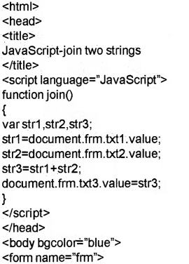 Plus Two Computer Science Chapter Wise Previous Questions Chapter 6 Client-Side Scripting Using JavaScript 7