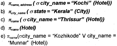 Plus Two Computer Science Chapter Wise Previous Questions Chapter 8 Database Management System 1