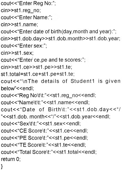 Plus Two Computer Science Notes Chapter 1 Structures and Pointers 2