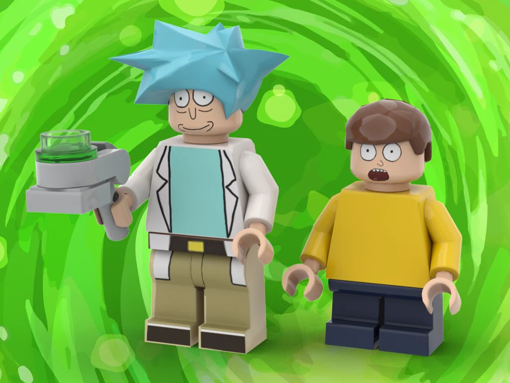 Lego Custom Minifigure Rick And Morty How To Build It