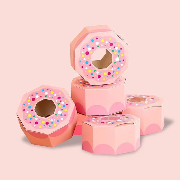 Custom Pink Donut Boxes - Premium Abstract Wallpaper Gallery - Retina