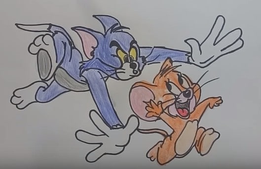pics Simple Easy Tom And Jerry Drawing Step By Step how to draw tom and jerry step by step