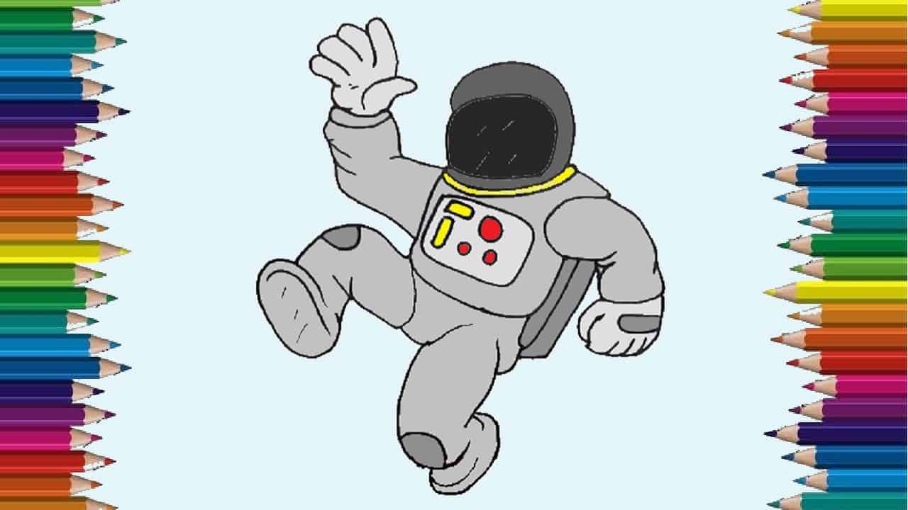 photo Astronaut Drawing Easy For Kids how to draw step by step
