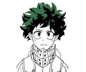 picture Mha Beginner Deku Drawings Easy how to draw deku step by step easy for