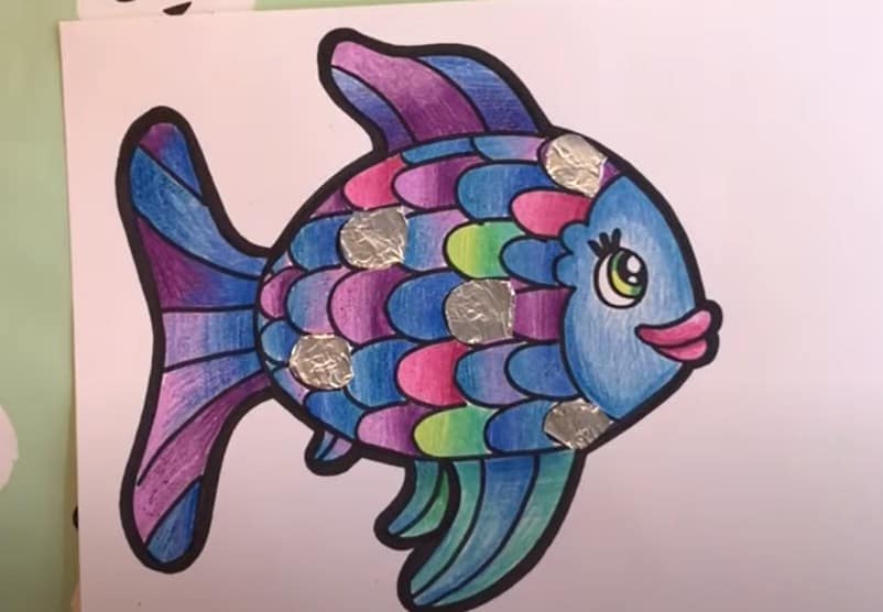 how to draw a rainbow fish step by step in 2021 drawings rainbow fish easy drawings on how to draw a rainbow fish