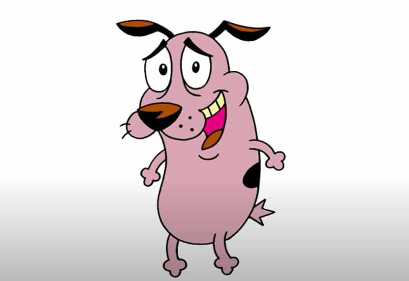 Courage The Cowardly Dog Drawing - Courage The Cowardly Dog Drawing Tutorials Step By Step Drawingtutorials101 Com -