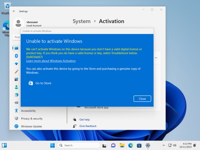 Windows 11 cant activated using Windows 7 Key