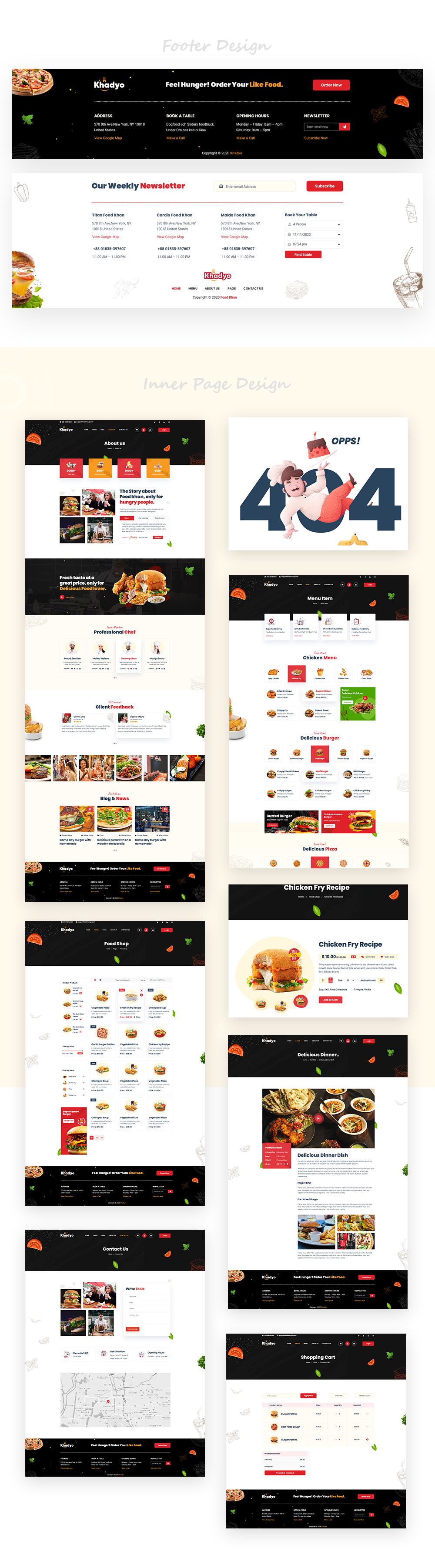 Khadyo Restaurant - Online Food Ordering Website - HTML5 Template - 3