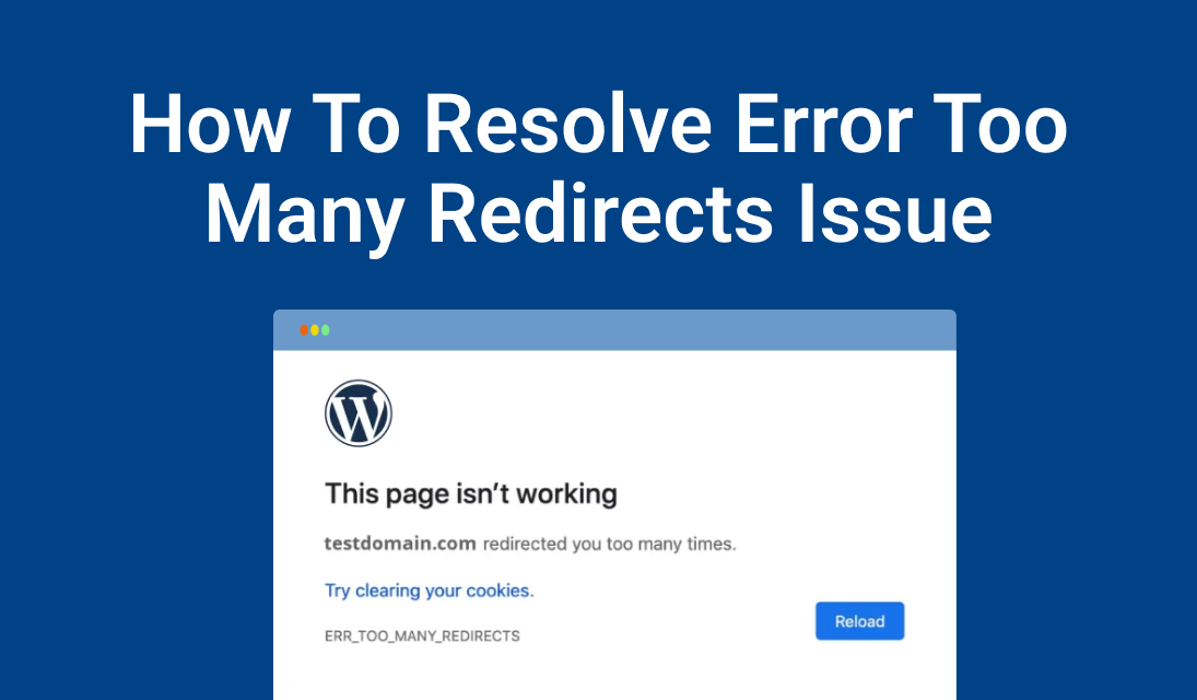 How to Resolve Error Too Many Redirects issue in wordpress