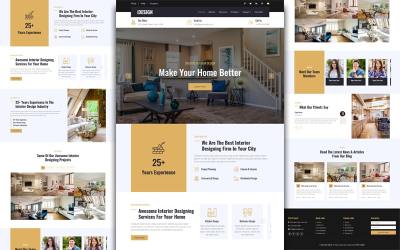 Interior Design HTML Template Free Download - HTML Codex