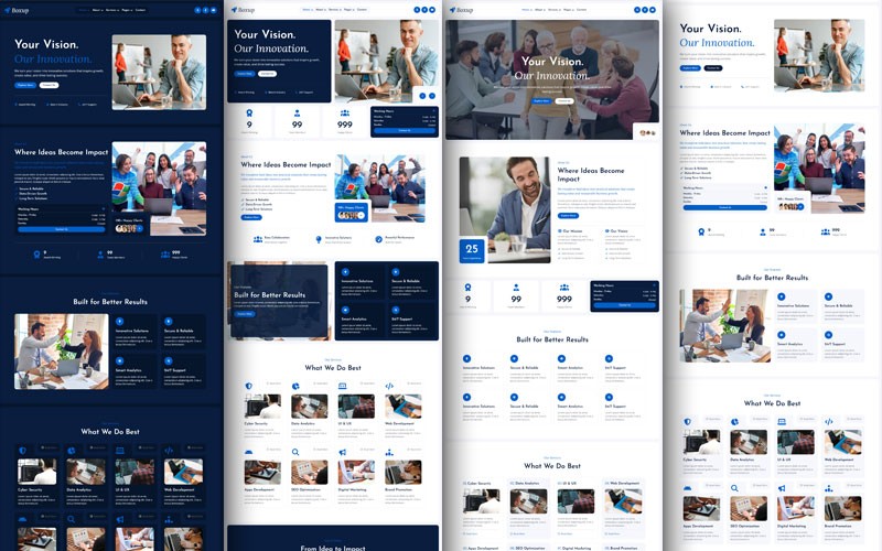 Tech Company Website Template