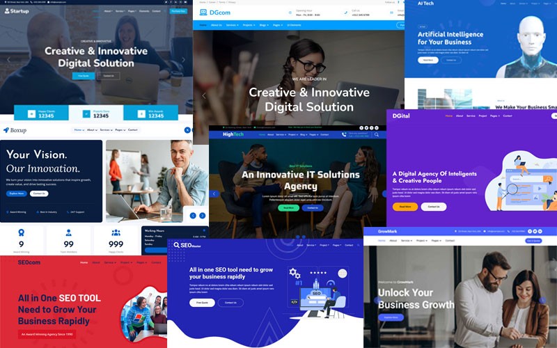 Digital Agency Website Templates